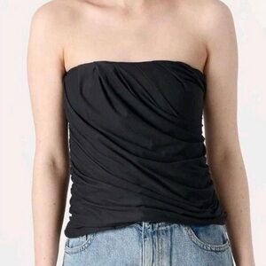Abercrombie & Fitch Classic Black Strapless Top